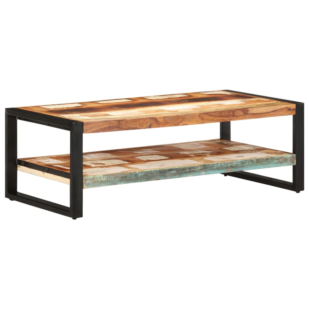 Table basse 120x60x40 cm bois massif recyclé