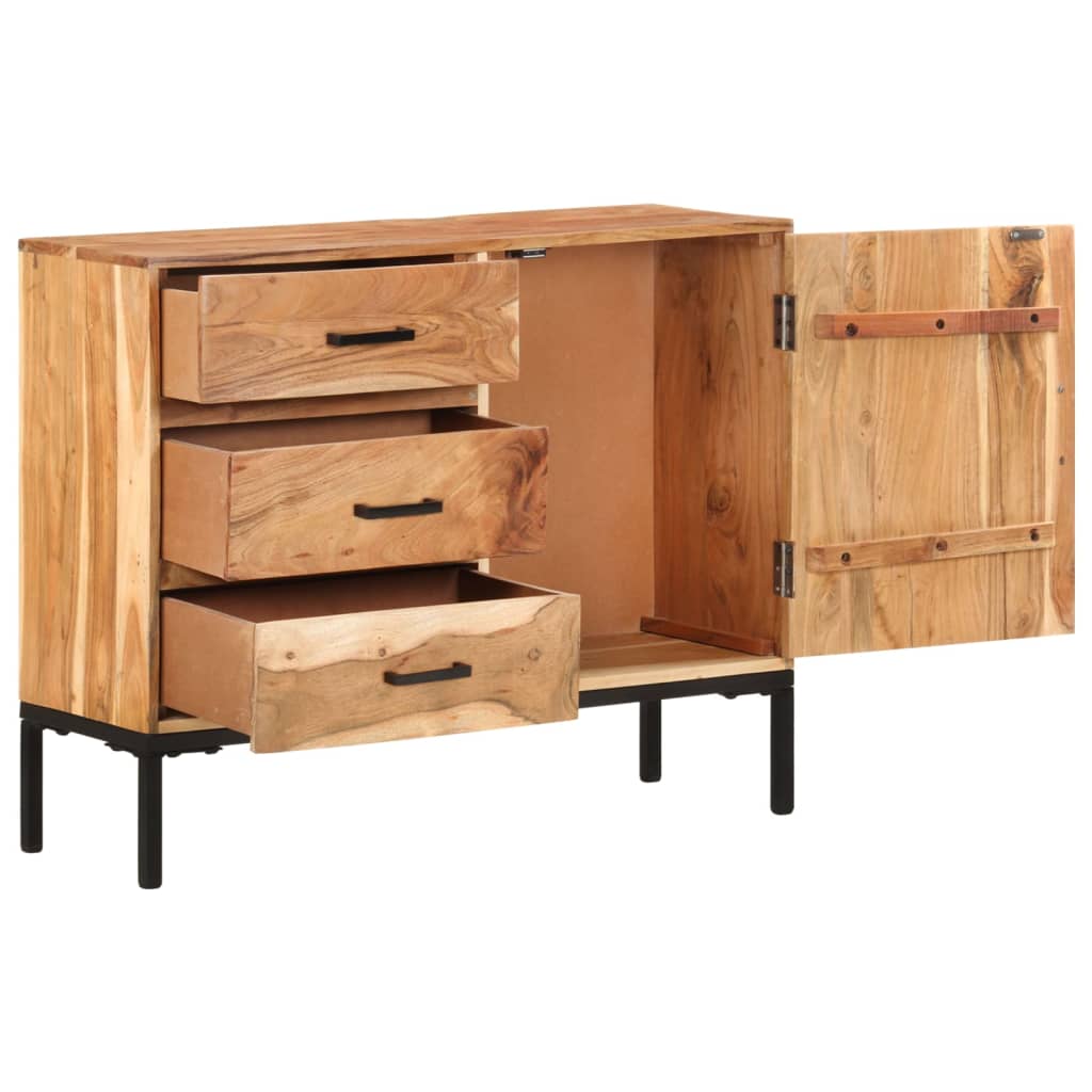 Dressoir 88x30x73 cm massief gerecycled hout