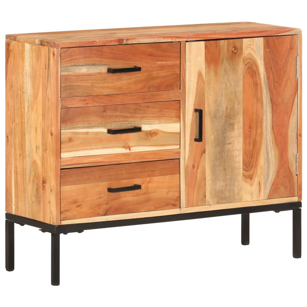 Dressoir 88x30x73 cm massief gerecycled hout