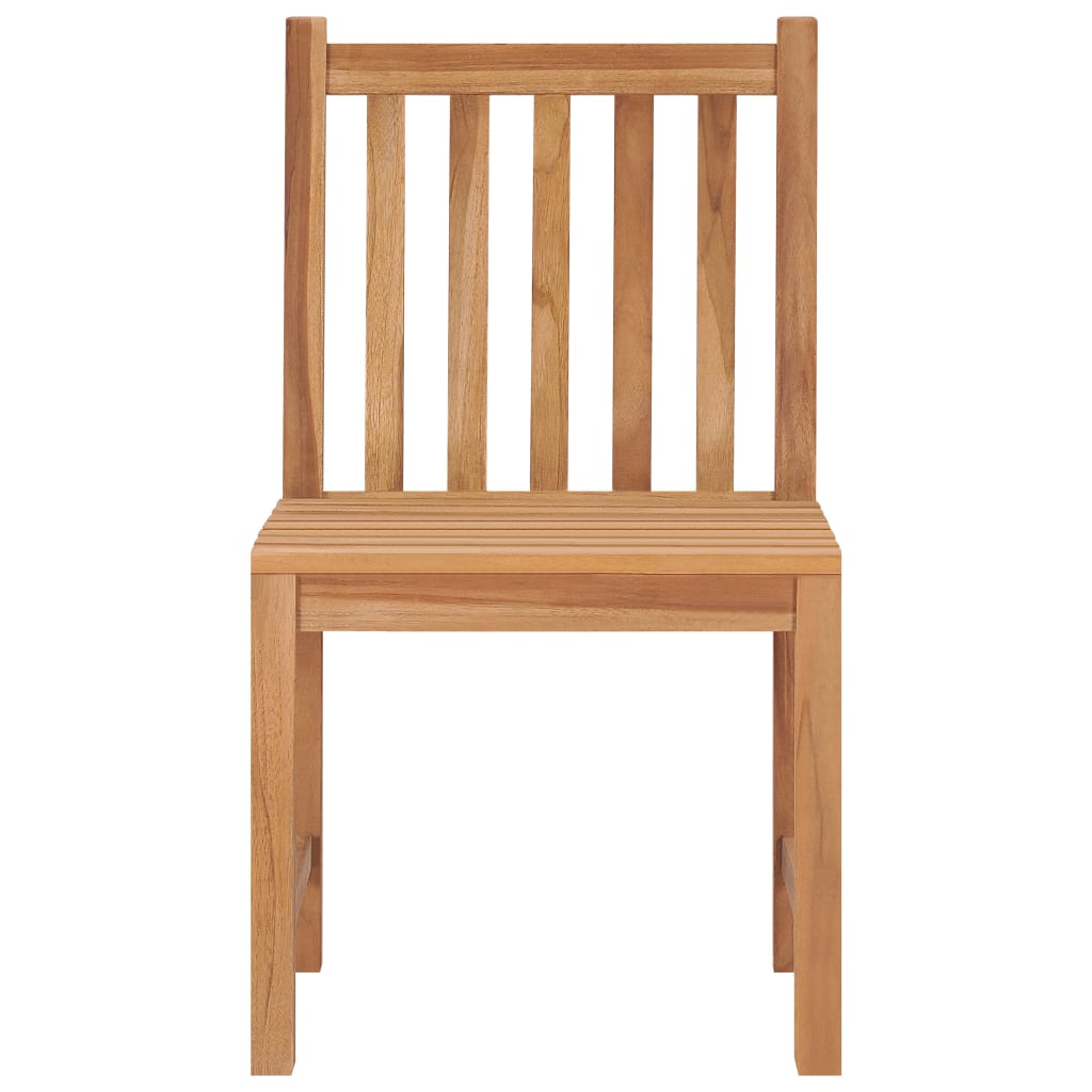 Chaises de jardin 6 pcs en bois de teck massif