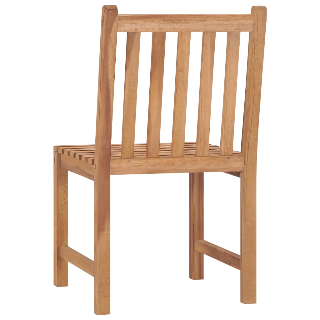 Chaises de jardin 6 pcs en bois de teck massif