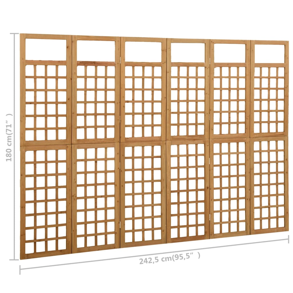 Kamerscherm/trellis met 4 panelen161x180 cm vurenhout