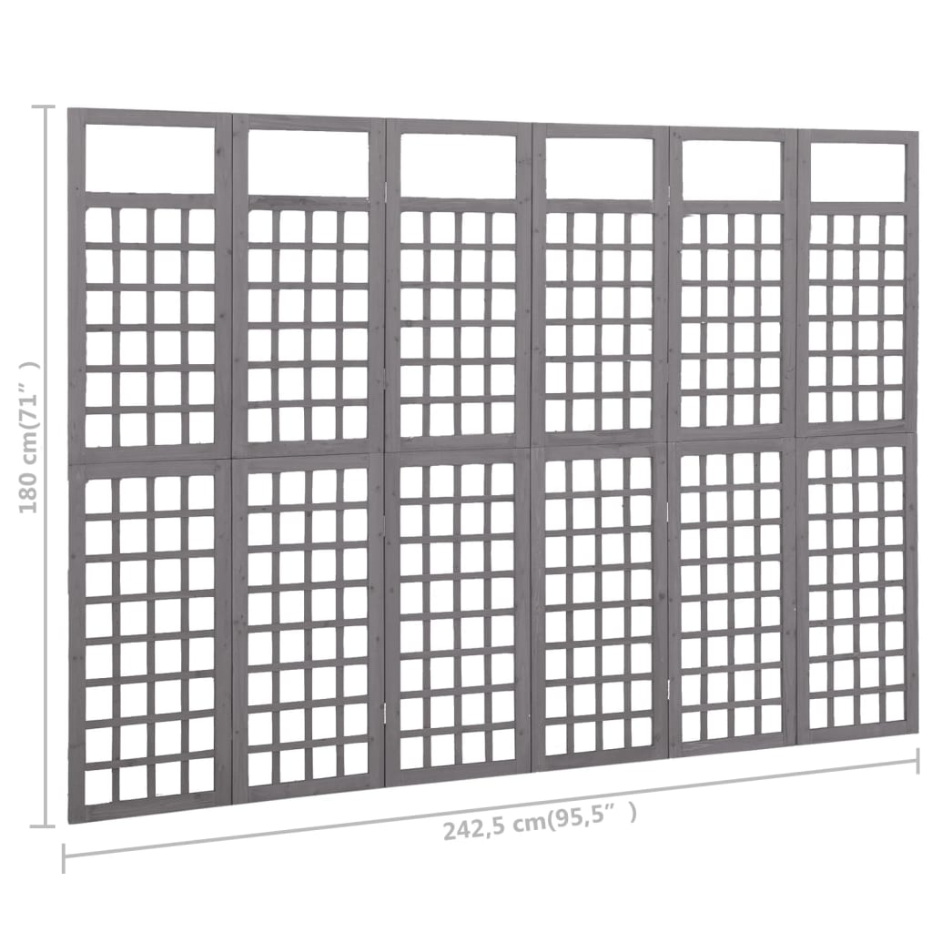 Kamerscherm/trellis met 4 panelen161x180 cm vurenhout