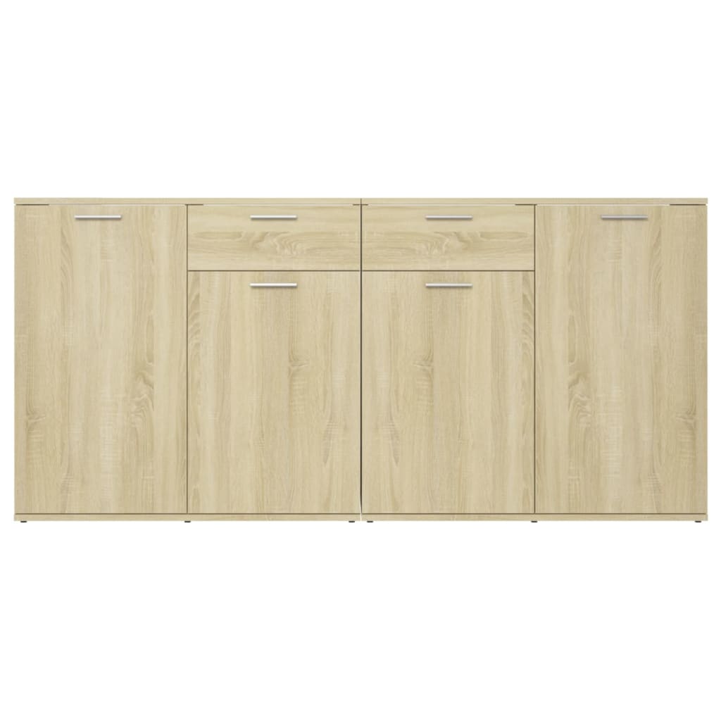 Dressoir 80x36x75 cm bewerkt hout