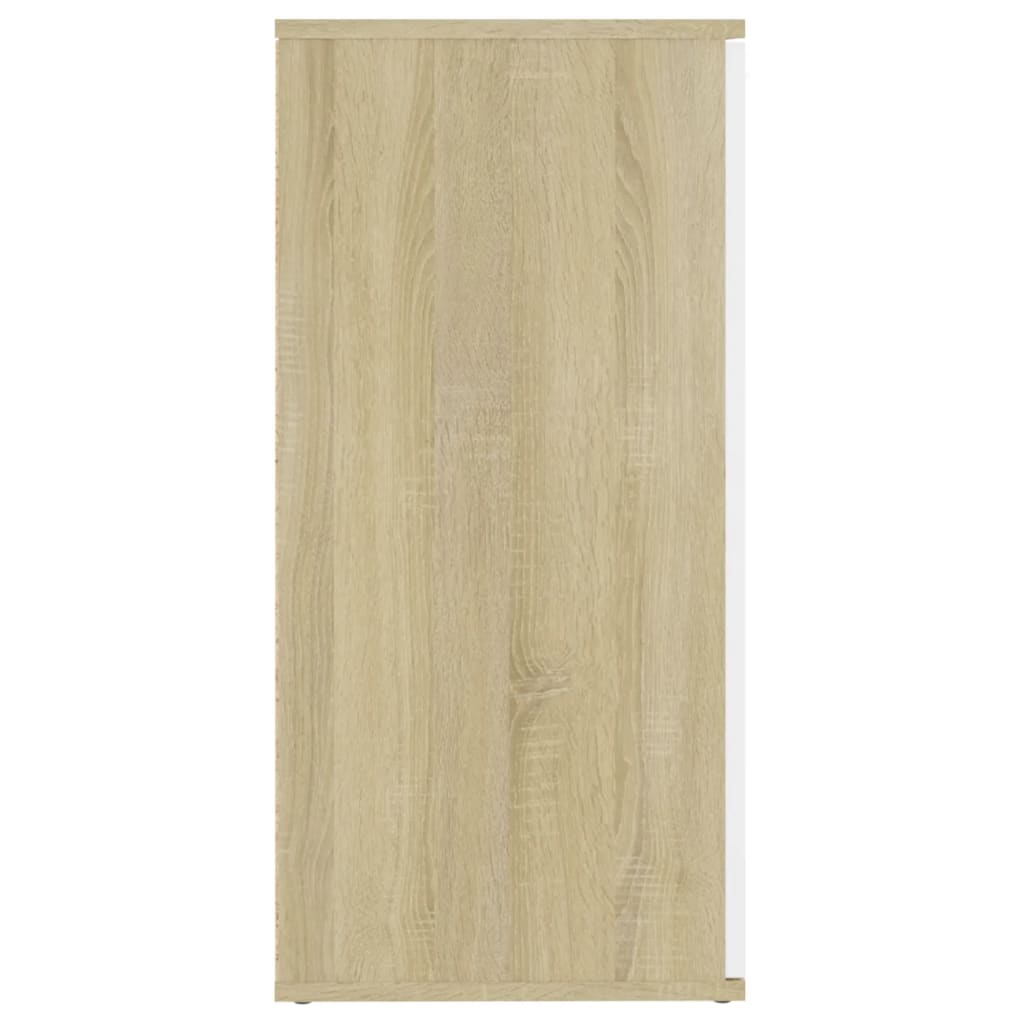 Dressoir 80x36x75 cm bewerkt hout