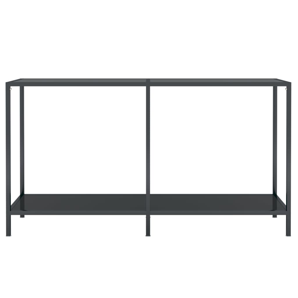 Wandtafel 140x35x75,5 cm gehard glas transparant