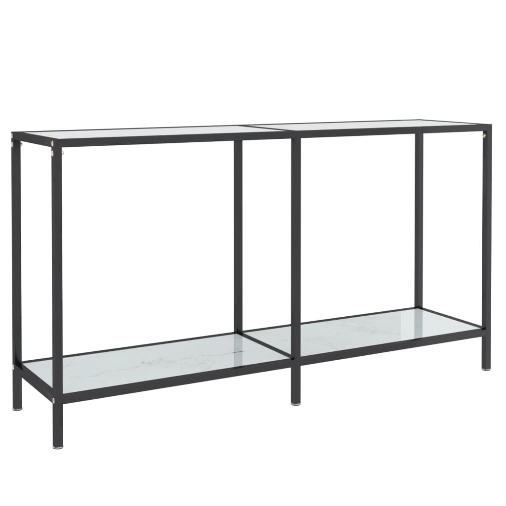 Wandtafel 140x35x75,5 cm gehard glas transparant