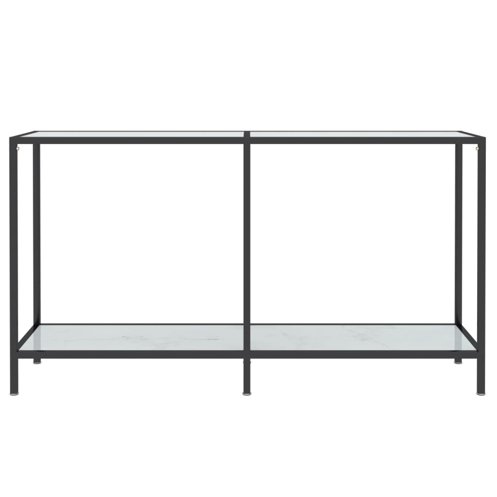 Wandtafel 140x35x75,5 cm gehard glas transparant