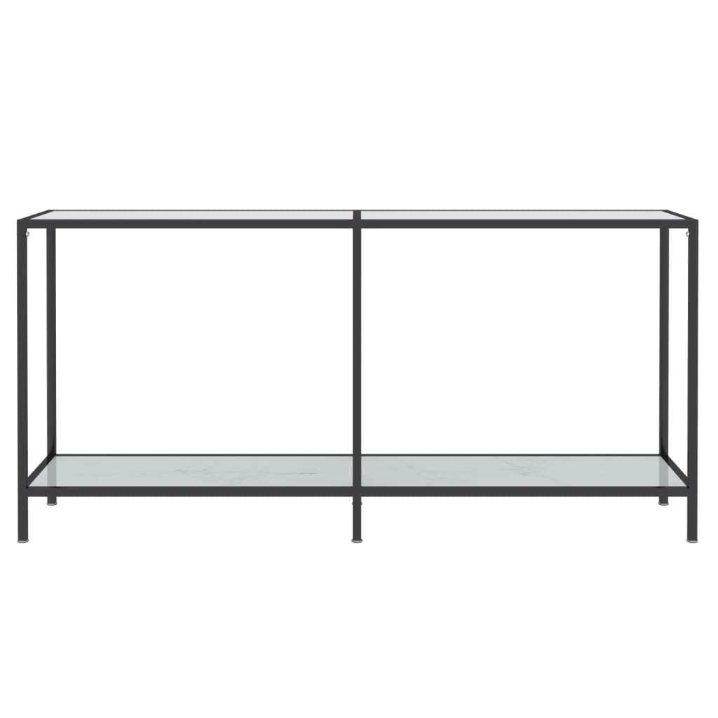 Wandtafel 140x35x75,5 cm gehard glas transparant