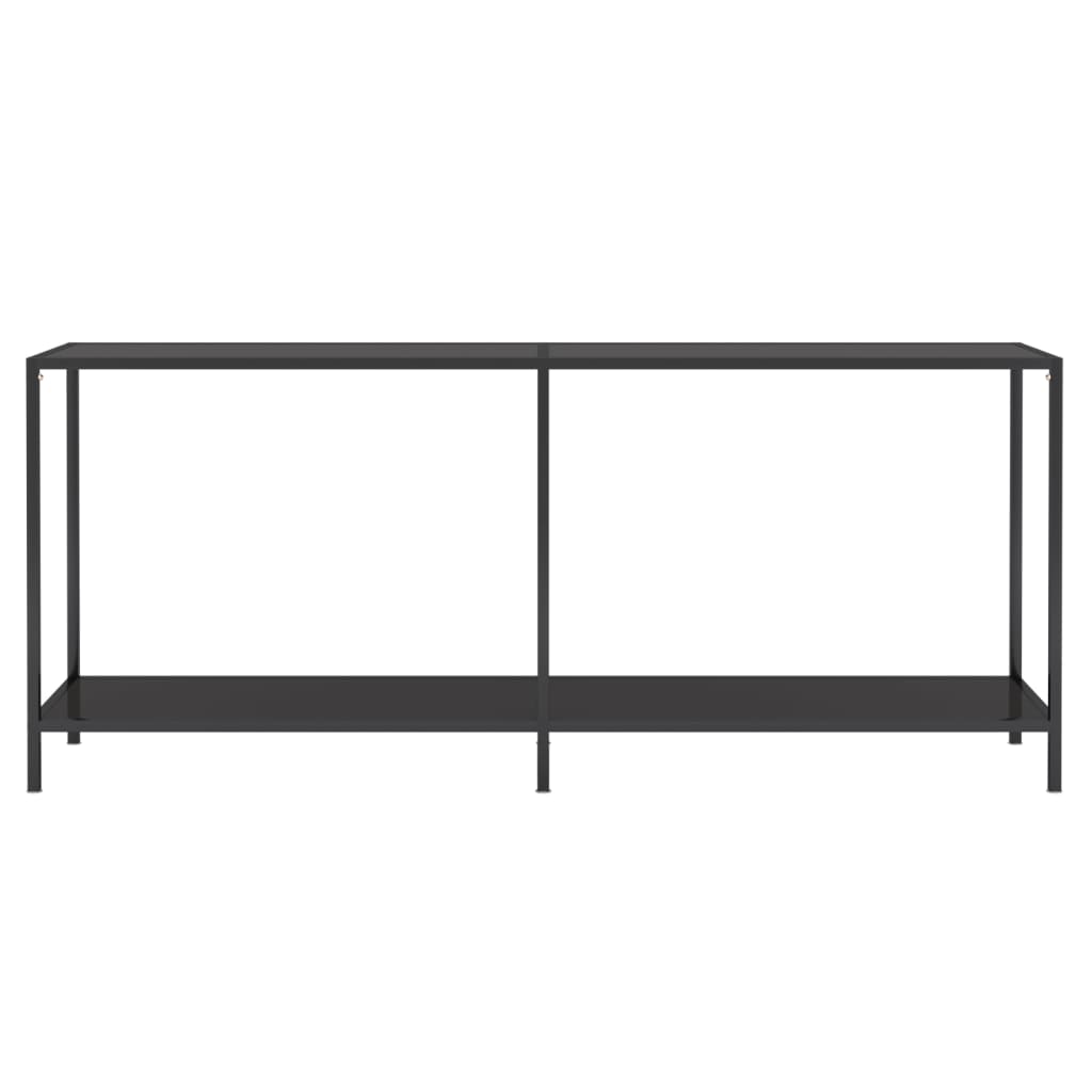 Wandtafel 140x35x75,5 cm gehard glas transparant