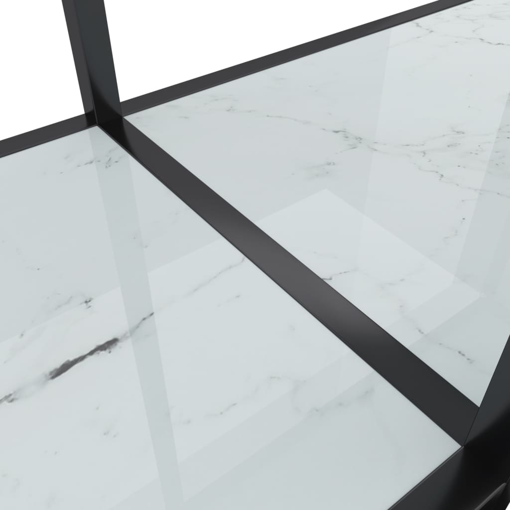 Wandtafel 140x35x75,5 cm gehard glas transparant