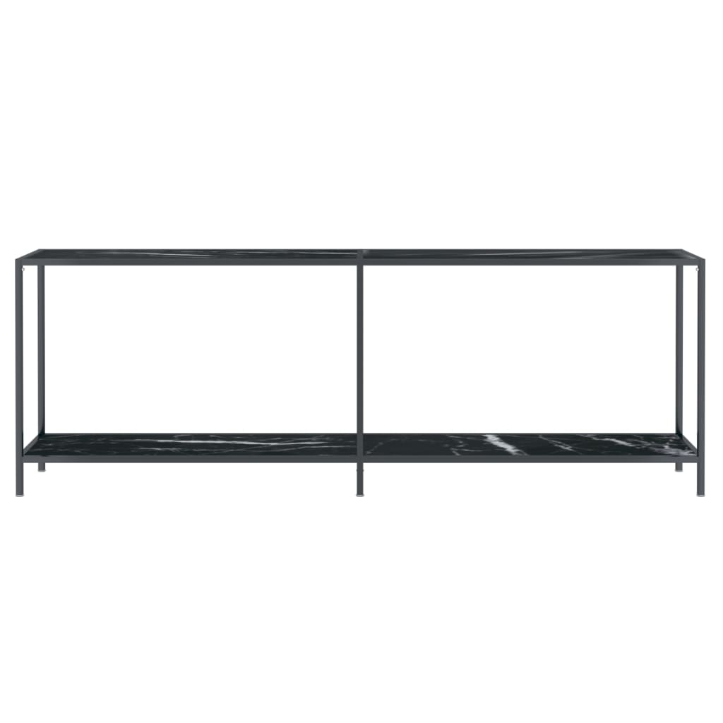 Wandtafel 140x35x75,5 cm gehard glas transparant