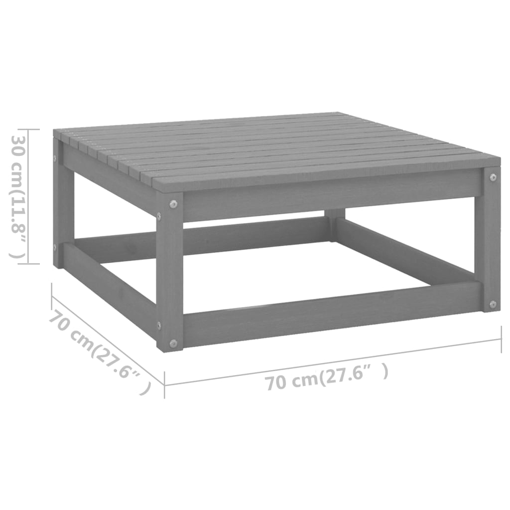 5-delige Loungeset massief grenenhout