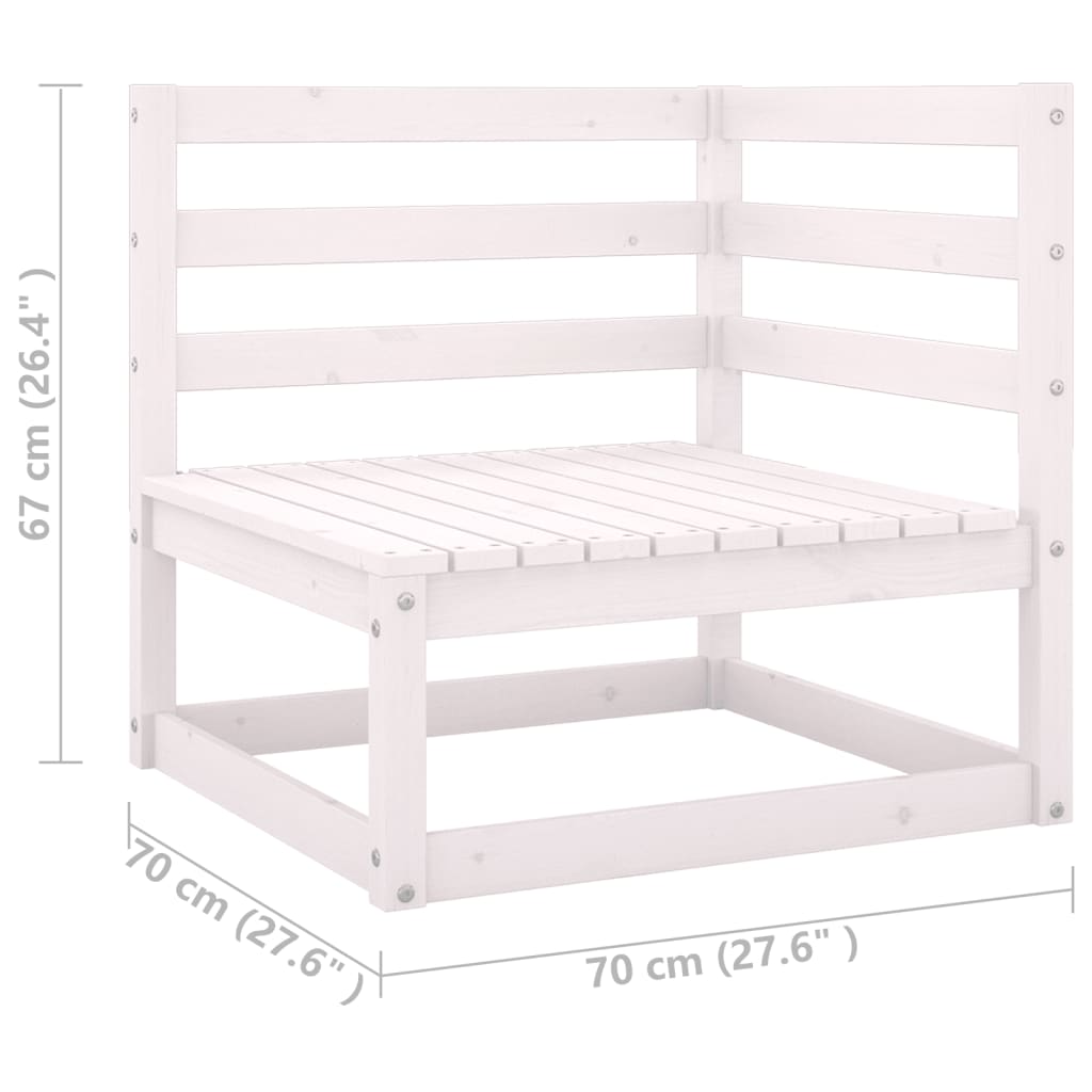 11-delige Loungeset massief grenenhout