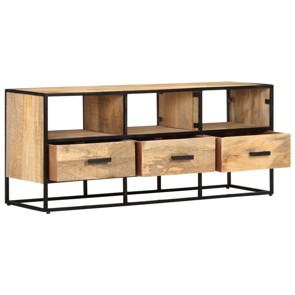 Tv-meubel 110x30x45 cm massief acaciahout