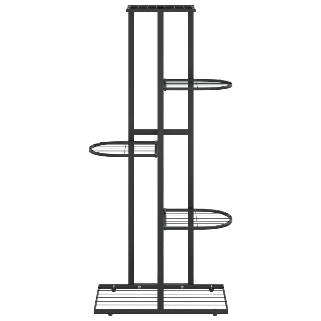 Bloemenstandaard met 4 lagen 43x22x76 cm metaal