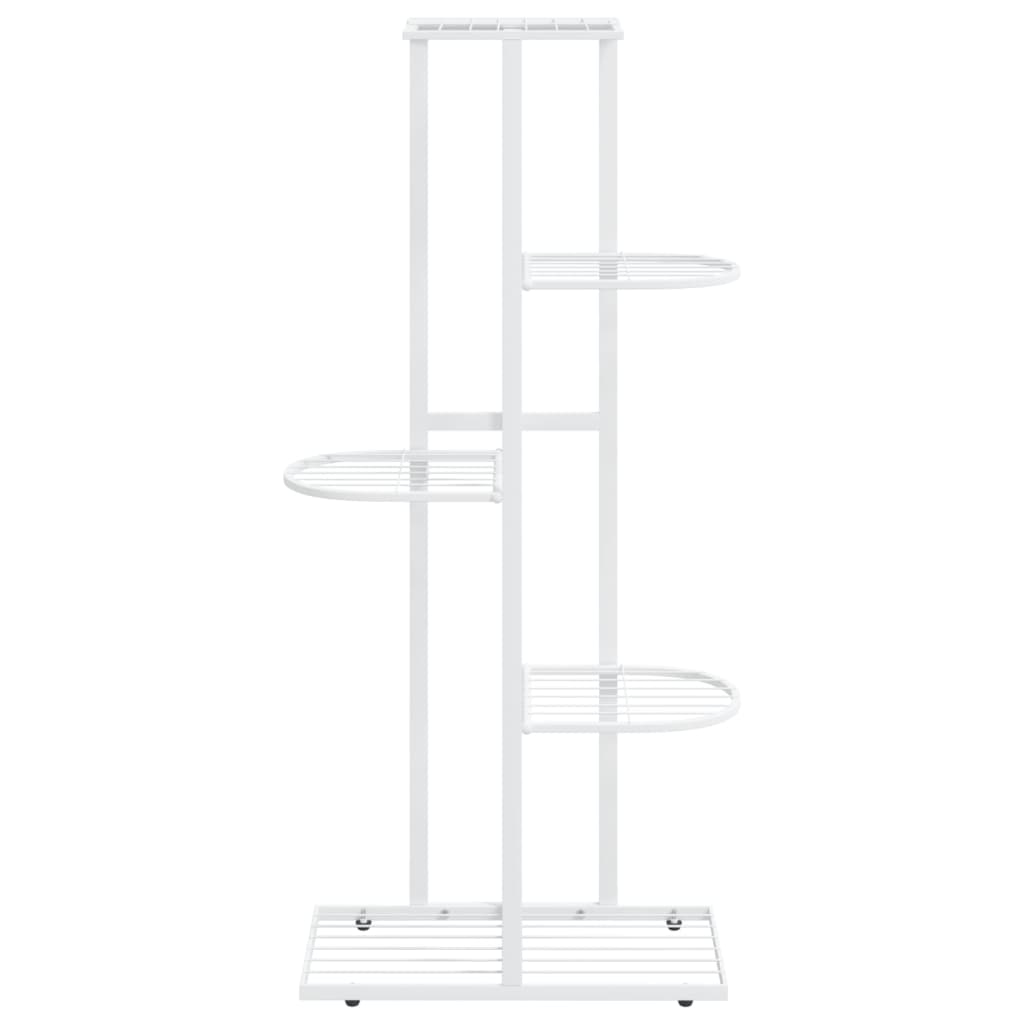 Bloemenstandaard met 4 lagen 43x22x76 cm metaal