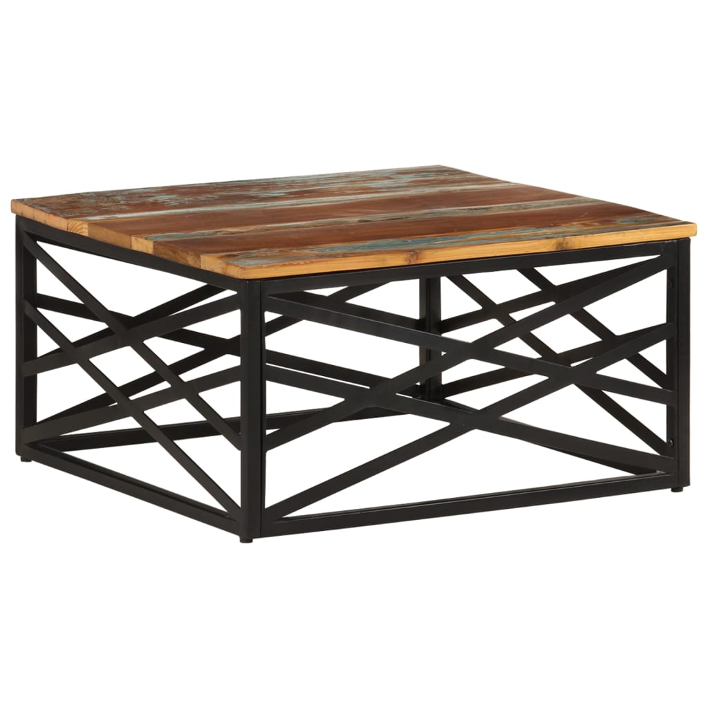 Table basse 68x68x35 cm en manguier massif