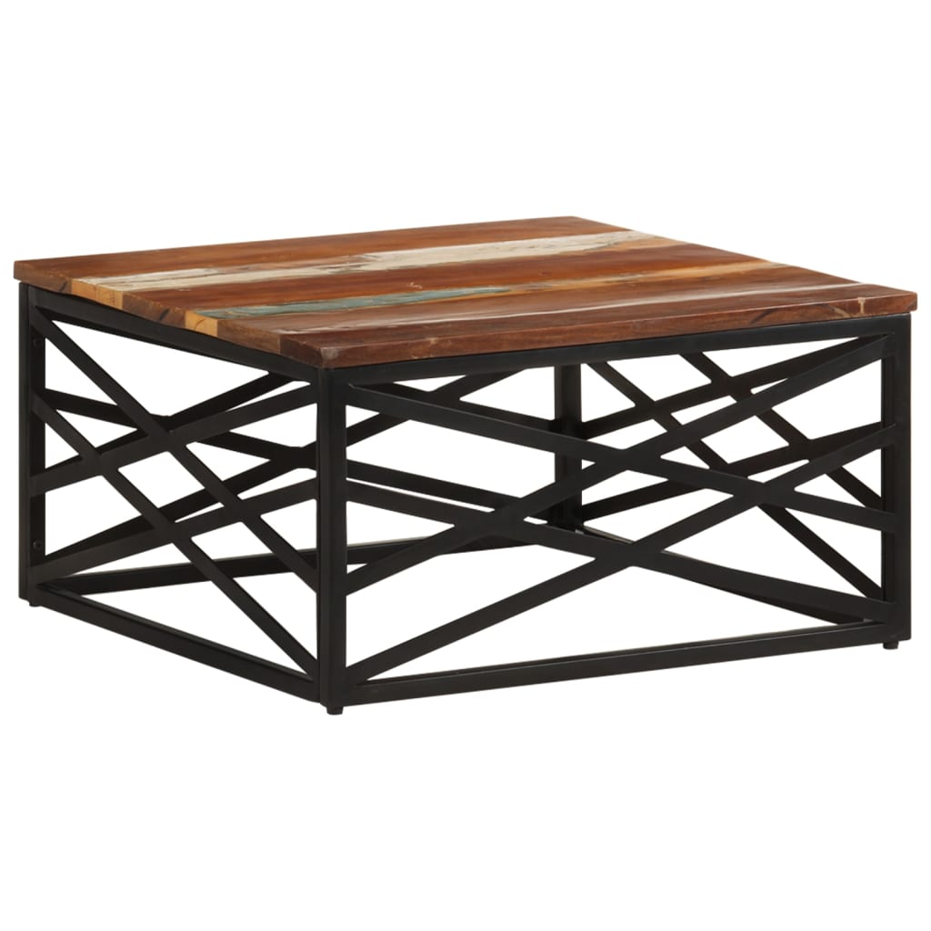 Table basse 68x68x35 cm en manguier massif