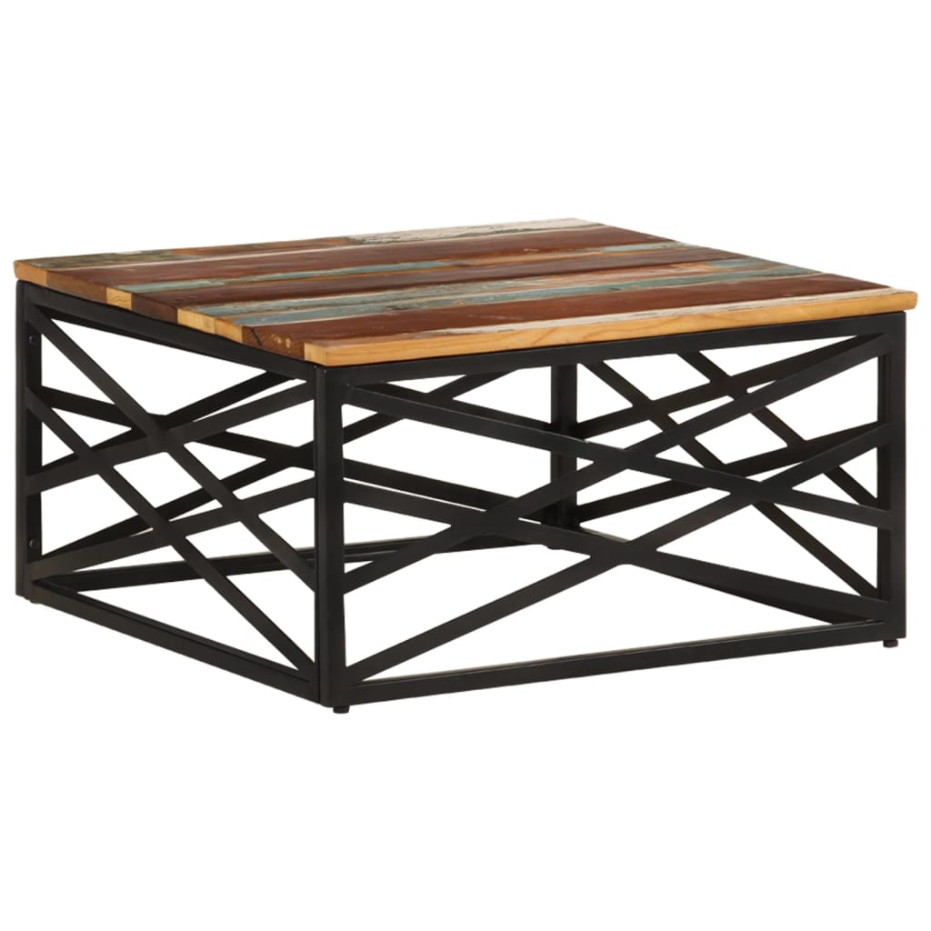 Table basse 68x68x35 cm en manguier massif