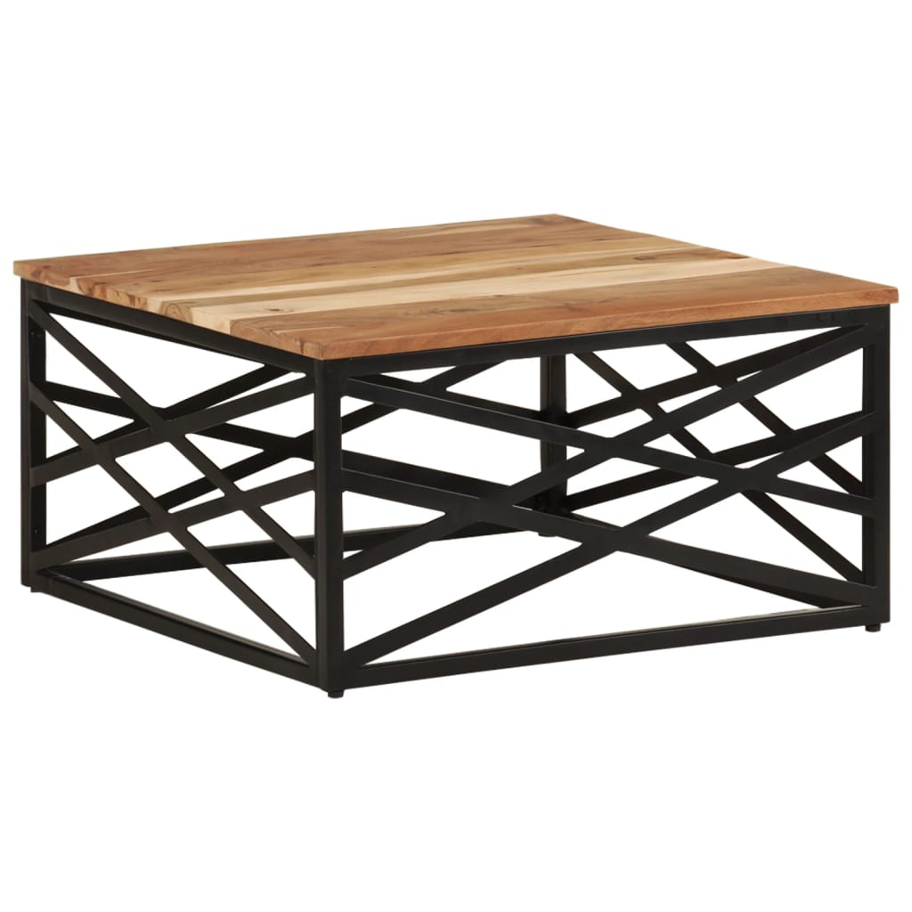 Table basse 68x68x35 cm en manguier massif