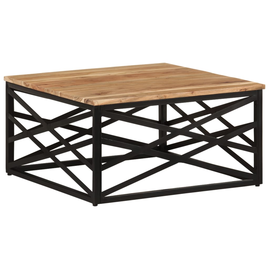 Table basse 68x68x35 cm en manguier massif