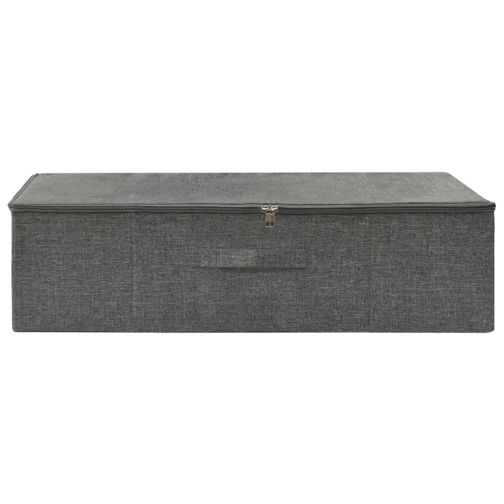 Opbergbox 70x40x18 cm stof crèmekleurig