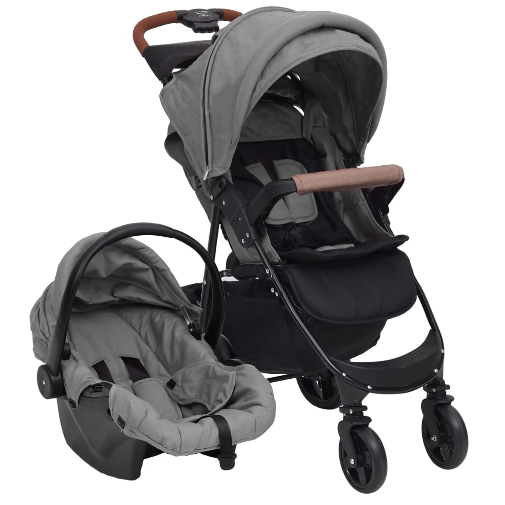 Kinderwagen 3-in-1 staal