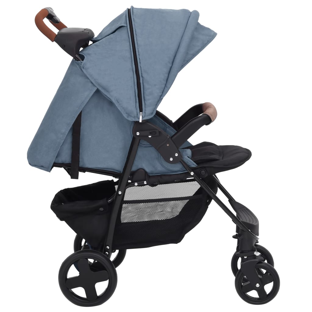 Kinderwagen 3-in-1 staal