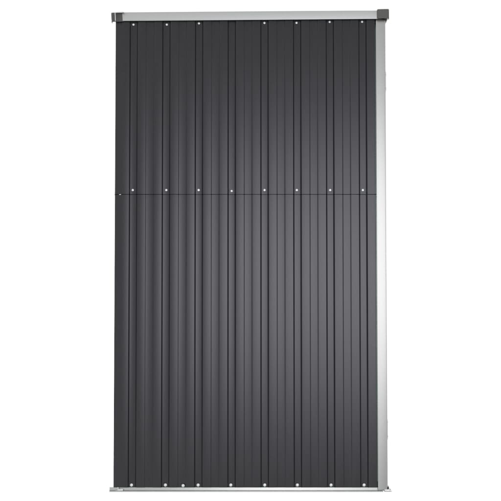 Abri de jardin 88x89x161 cm acier galvanisé, anthracite