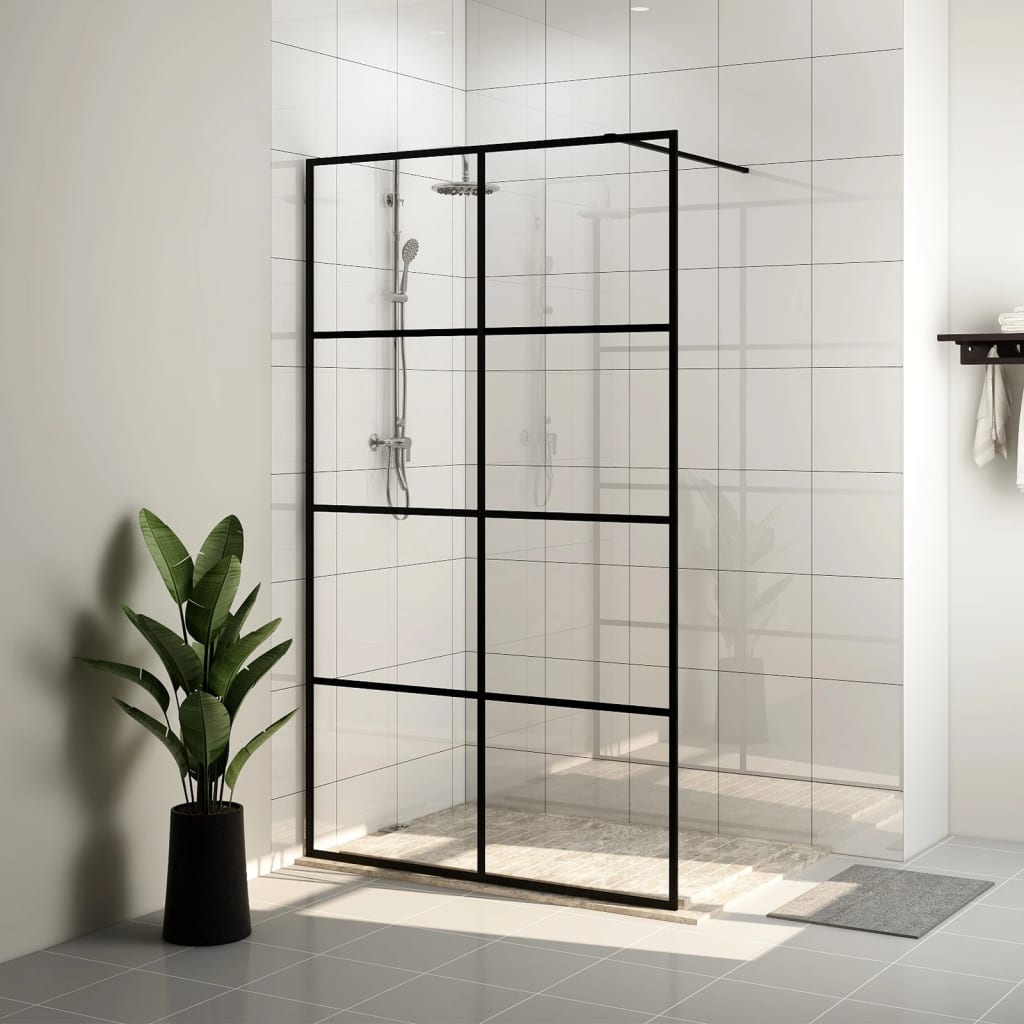 Paroi de douche à l'italienne 80x195 cm verre ESG transparent