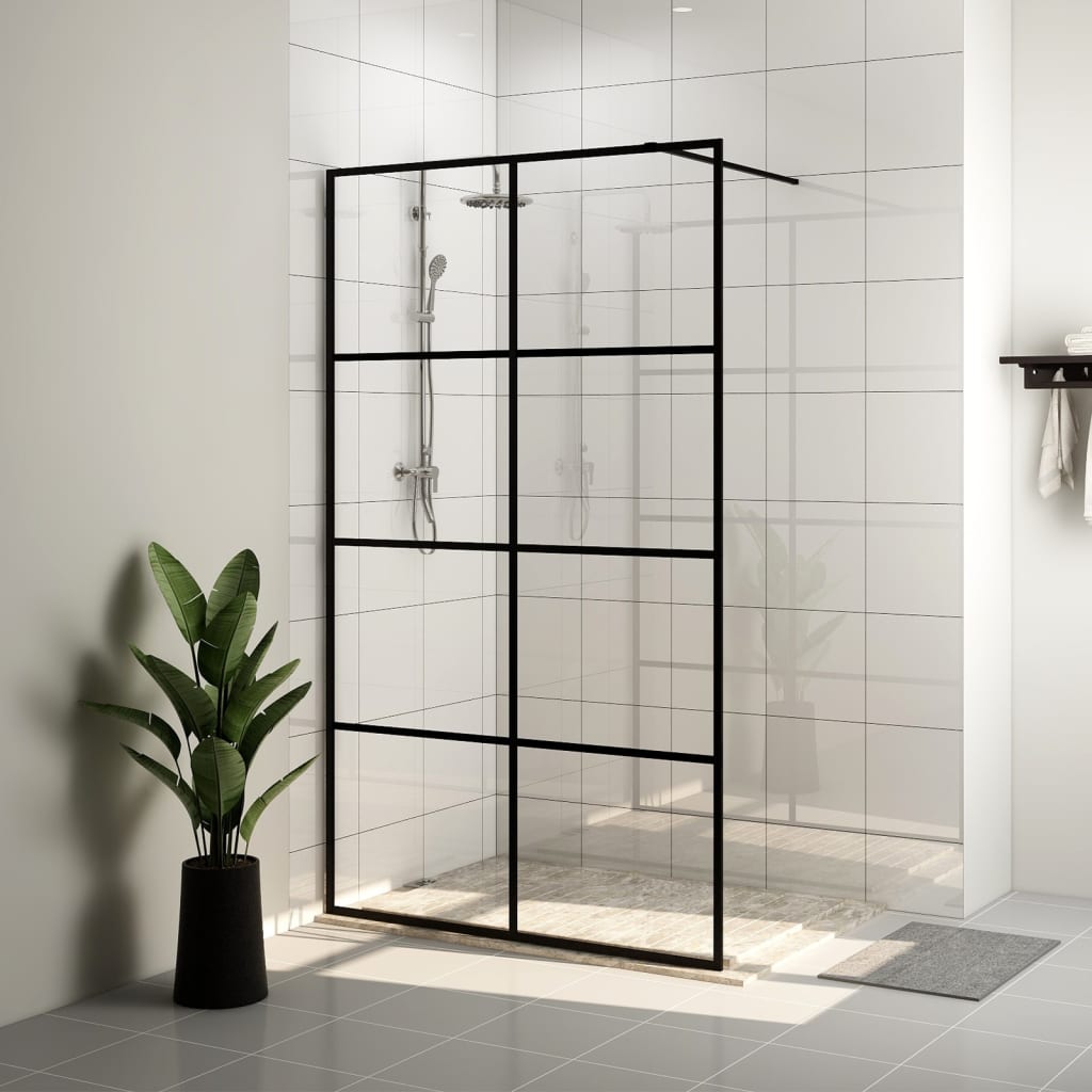 Paroi de douche à l'italienne 80x195 cm verre ESG semi-mat