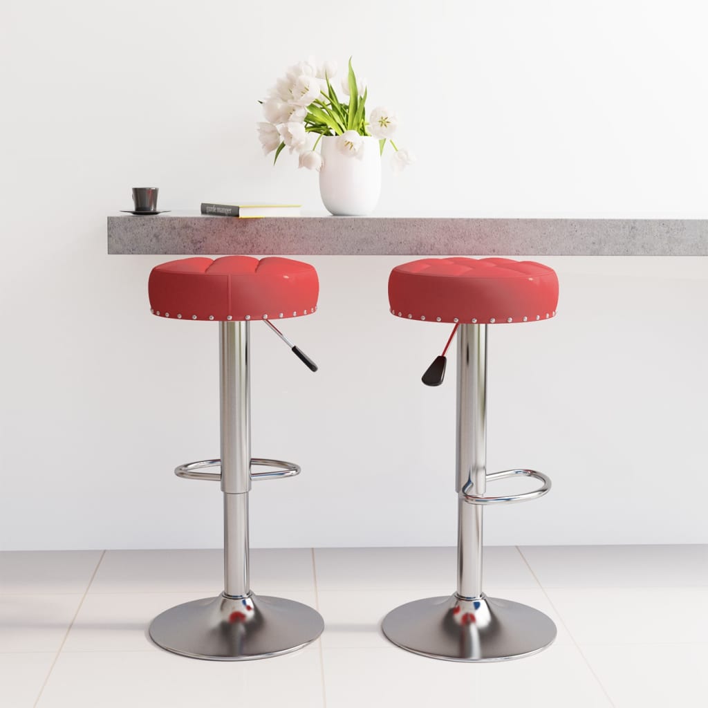 Tabourets de bar 2 pcs tissu