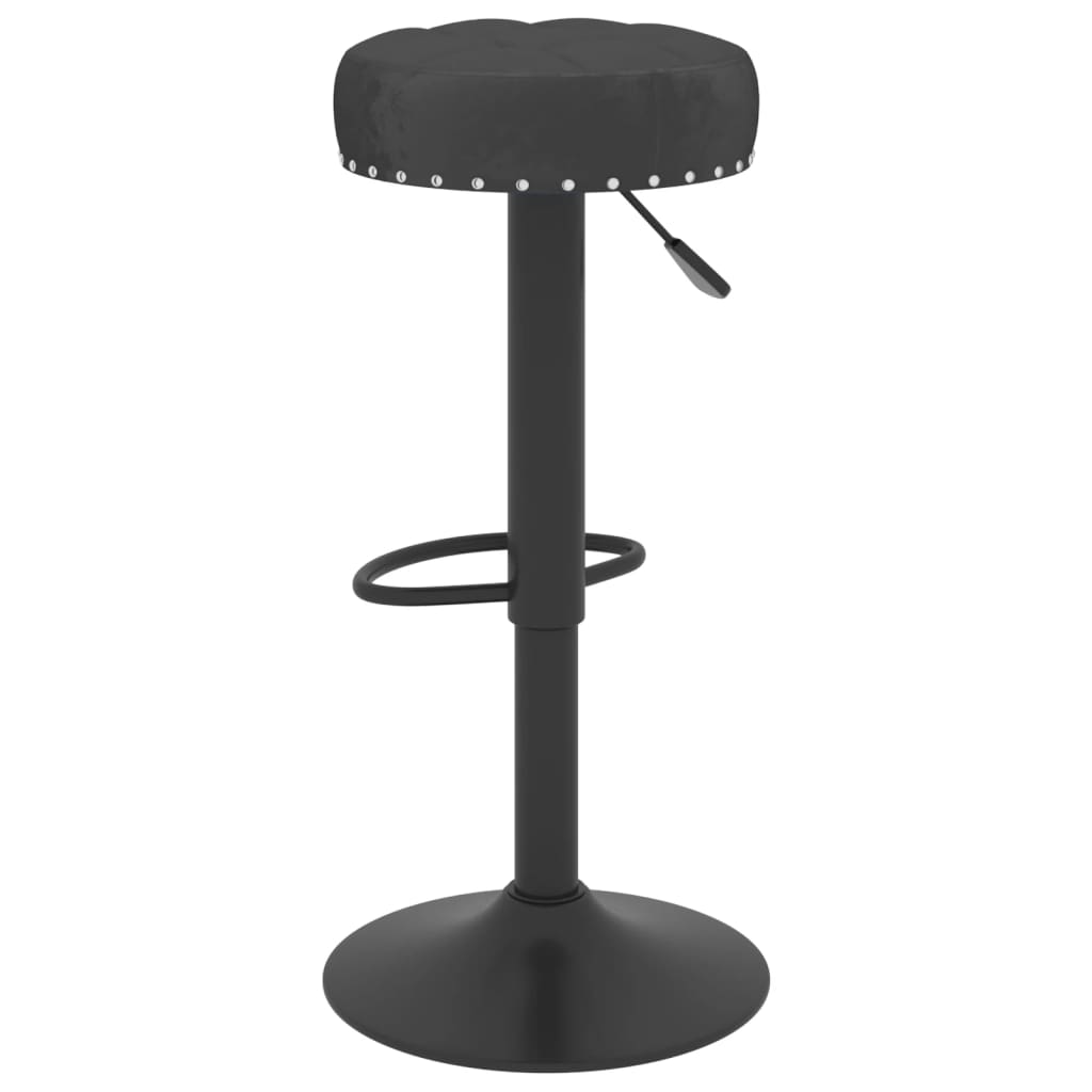 Tabourets de bar 2 pcs velours