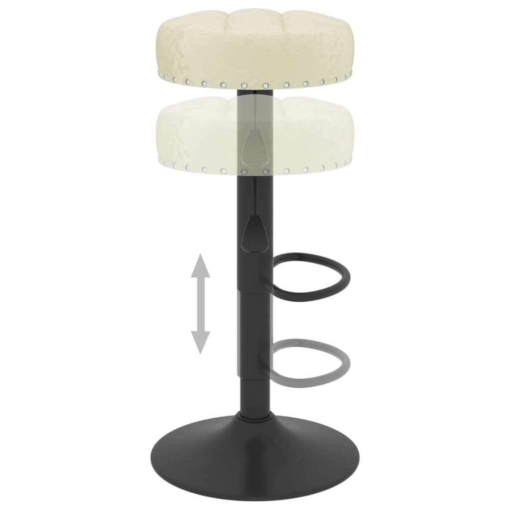 Tabourets de bar 2 pcs velours