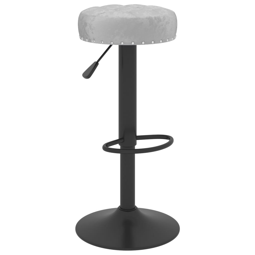 Tabourets de bar 2 pcs velours