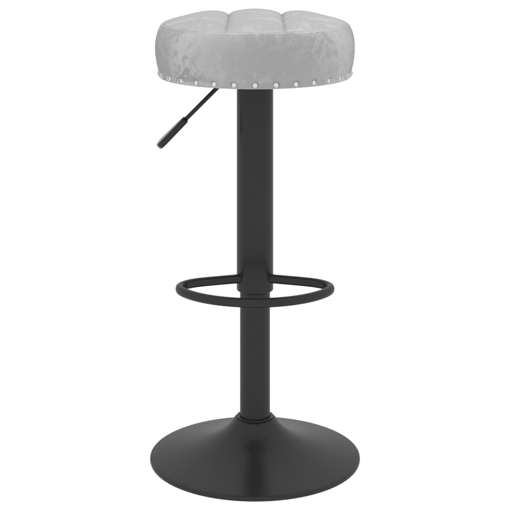 Tabourets de bar 2 pcs velours