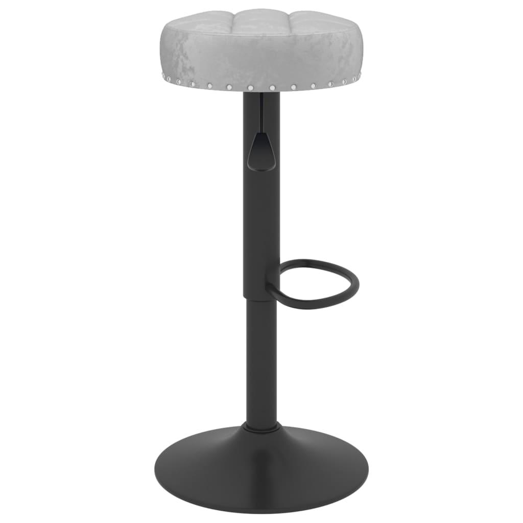 Tabourets de bar 2 pcs velours