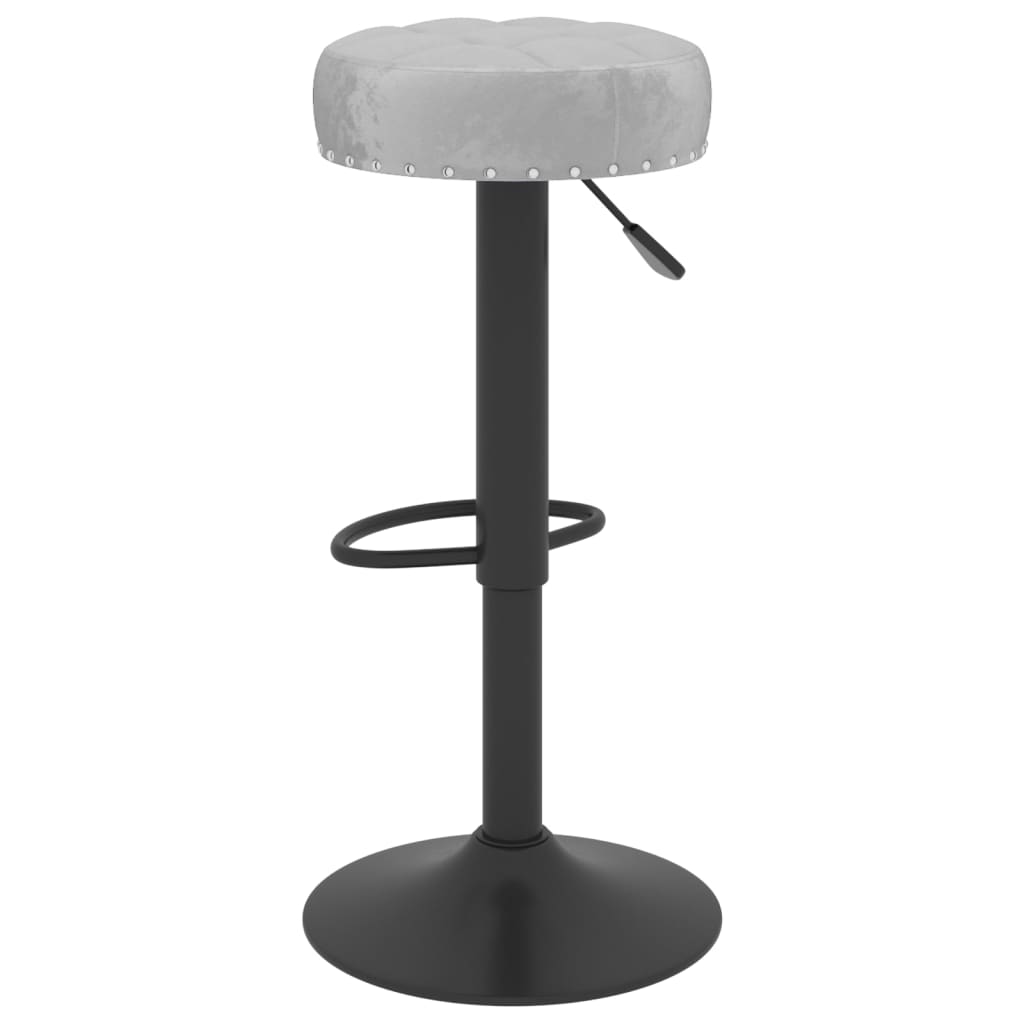 Tabourets de bar 2 pcs velours