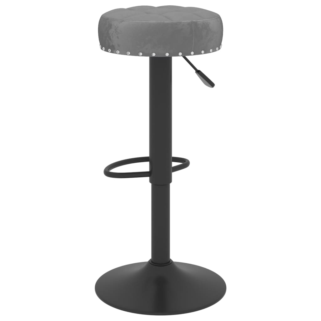 Tabourets de bar 2 pcs velours