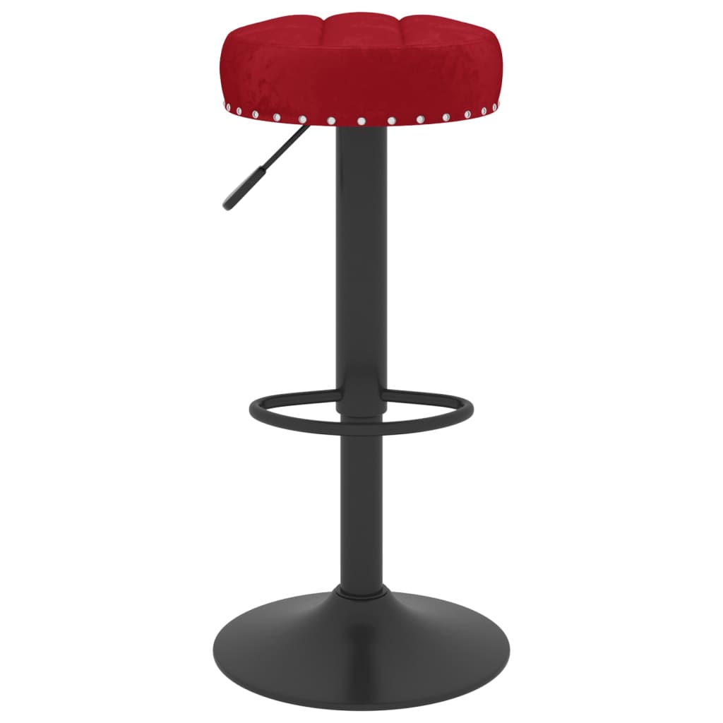 Tabourets de bar 2 pcs velours