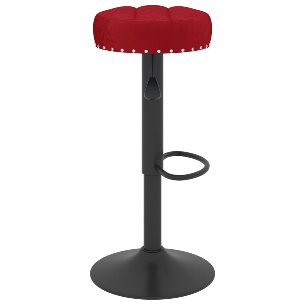 Tabourets de bar 2 pcs velours