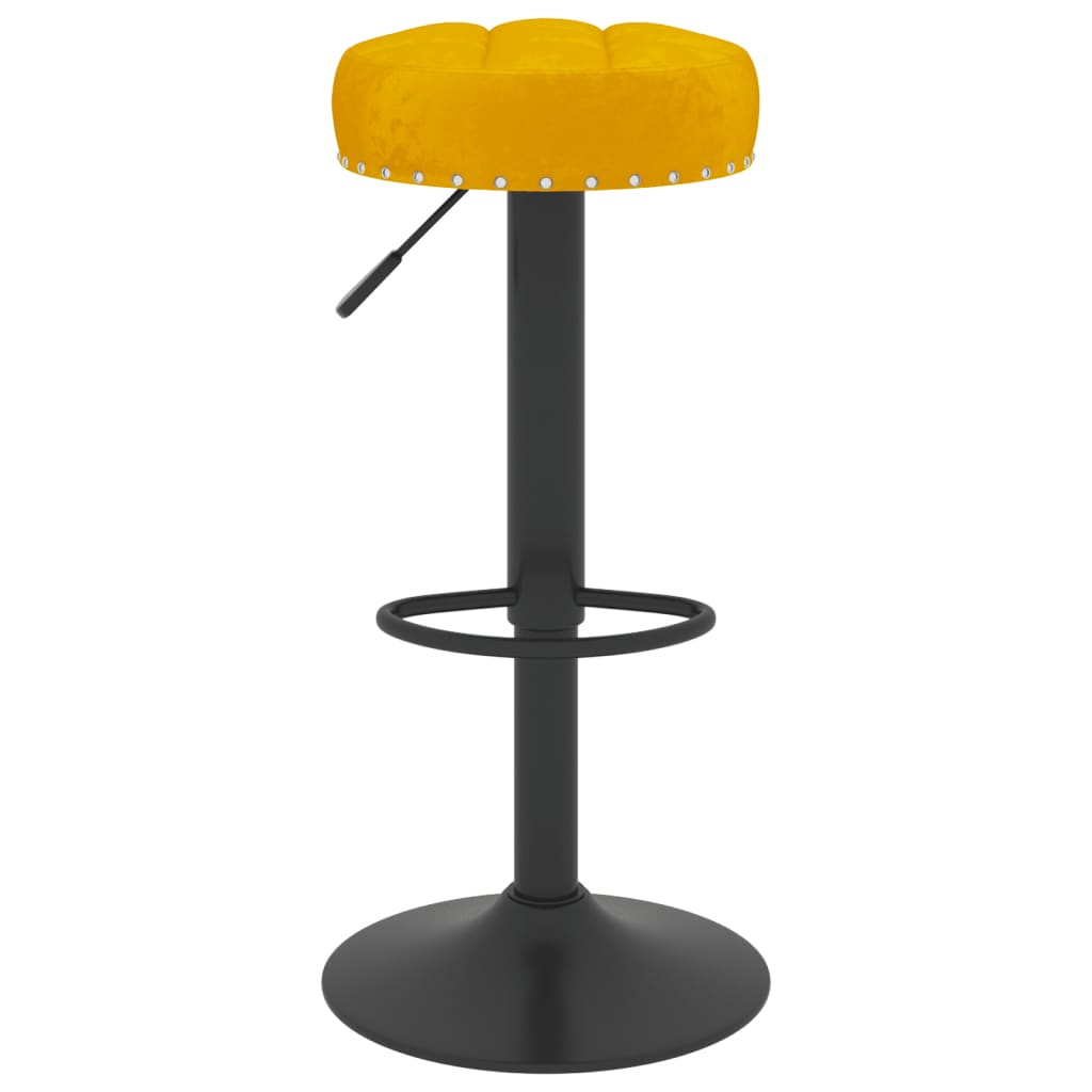 Tabourets de bar 2 pcs velours