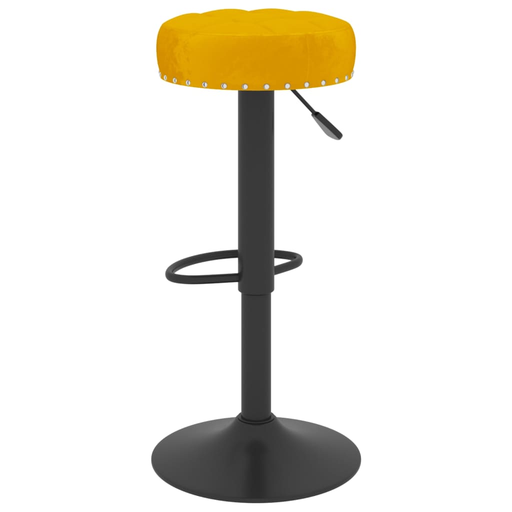 Tabourets de bar 2 pcs velours