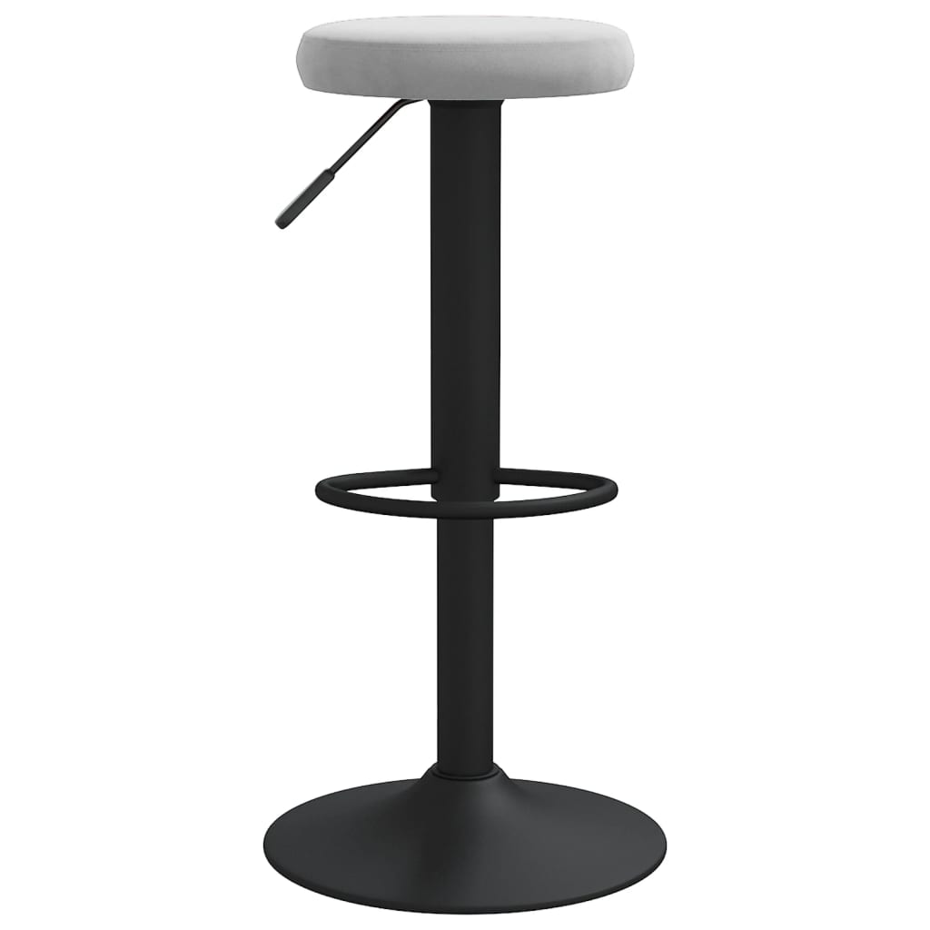 Tabourets de bar 2 pcs velours