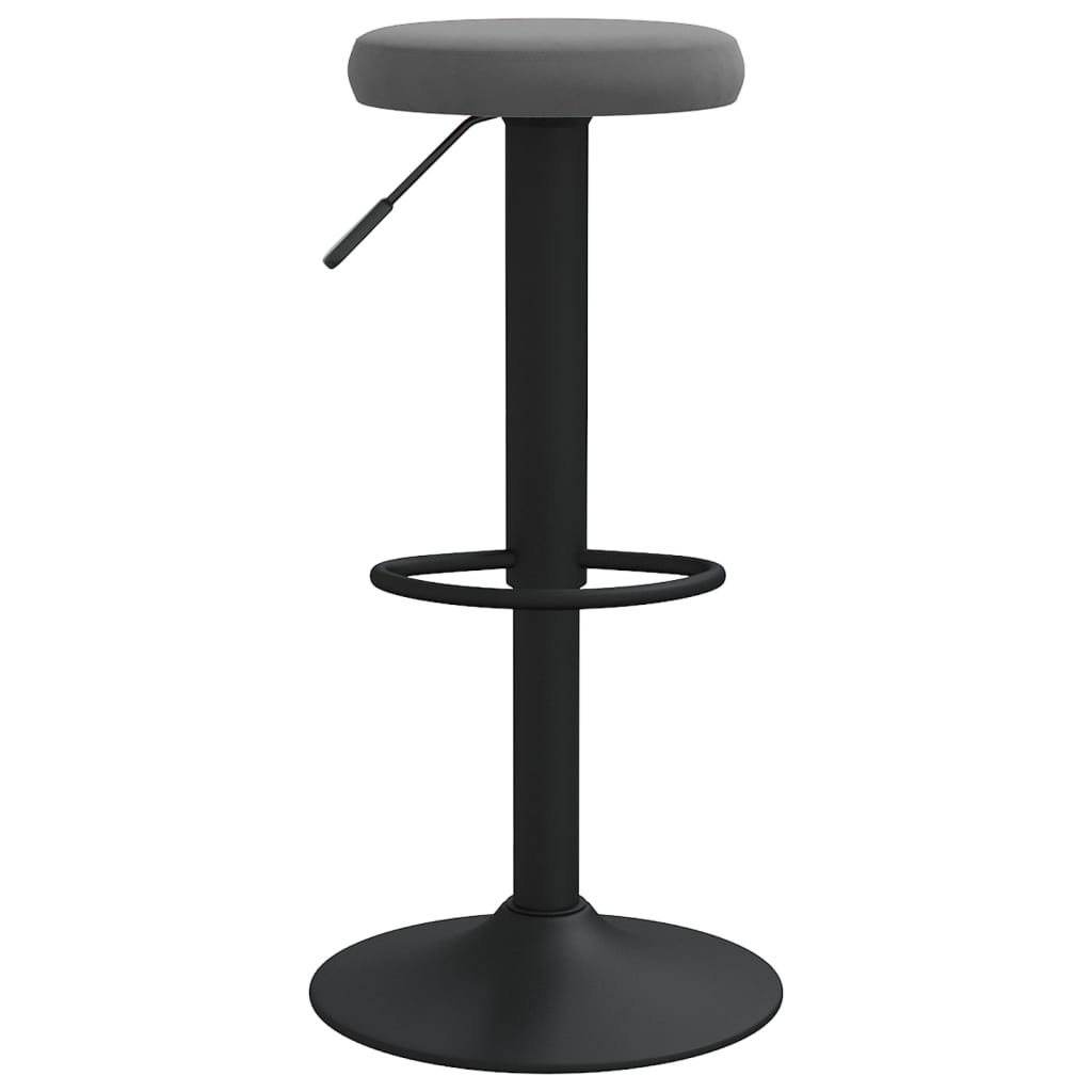 Tabourets de bar 2 pcs velours