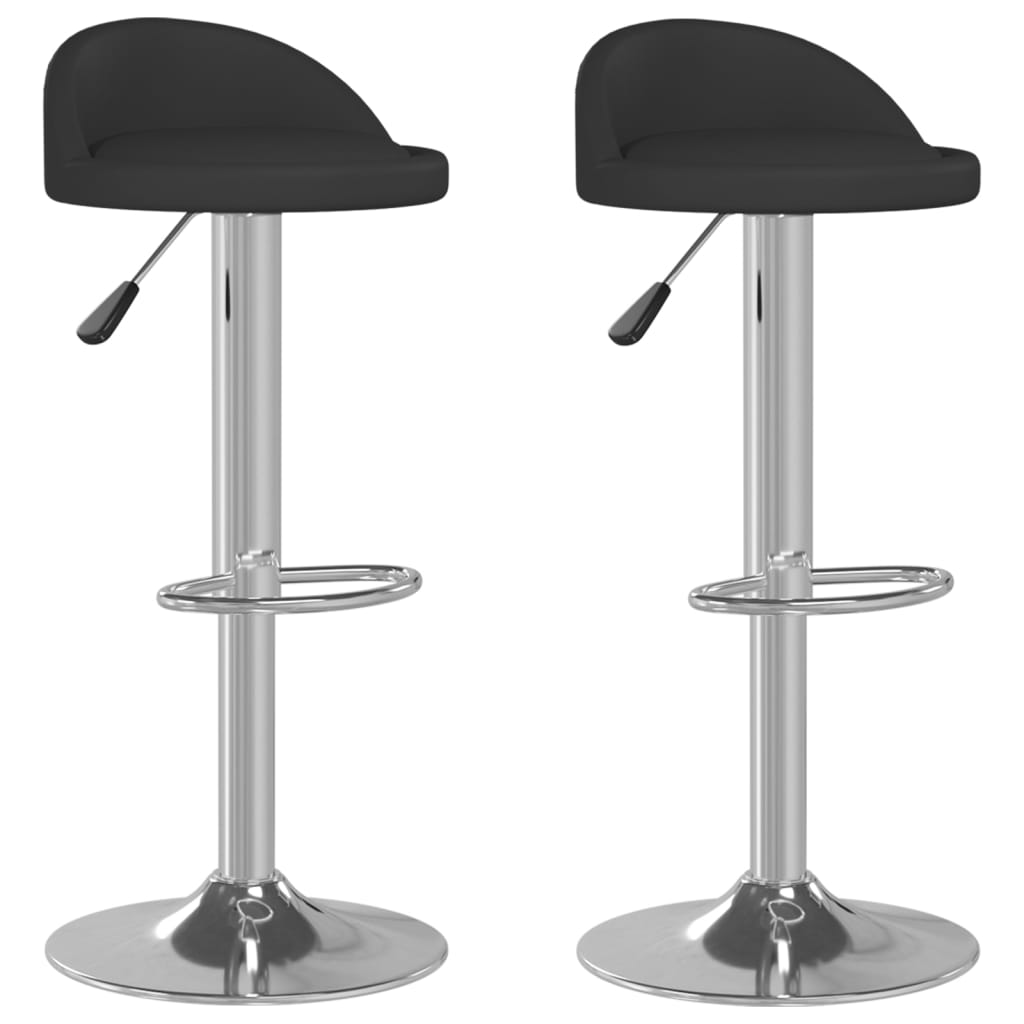 Chaises de bar 2 pcs cuir artificiel blanc