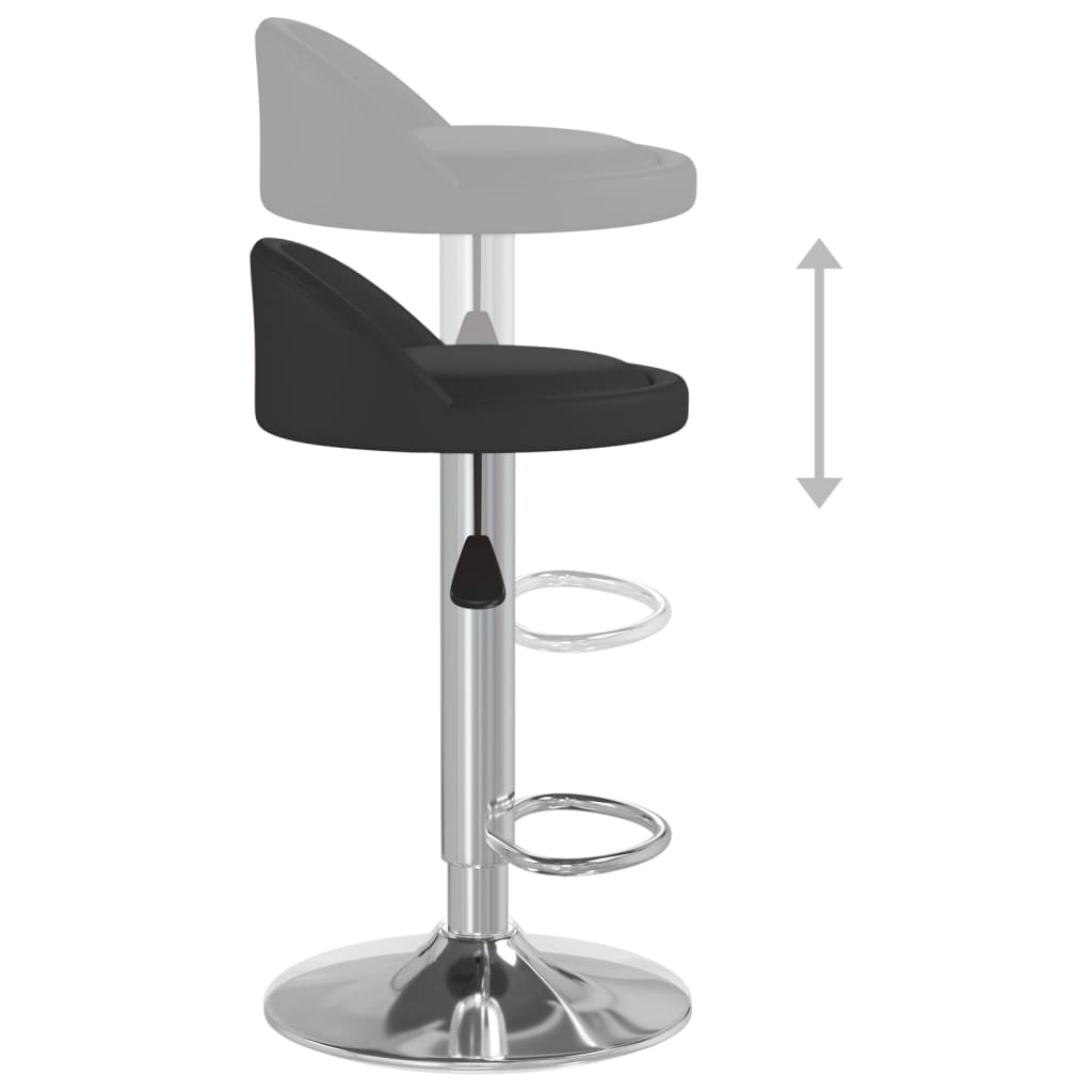 Chaises de bar 2 pcs cuir artificiel blanc