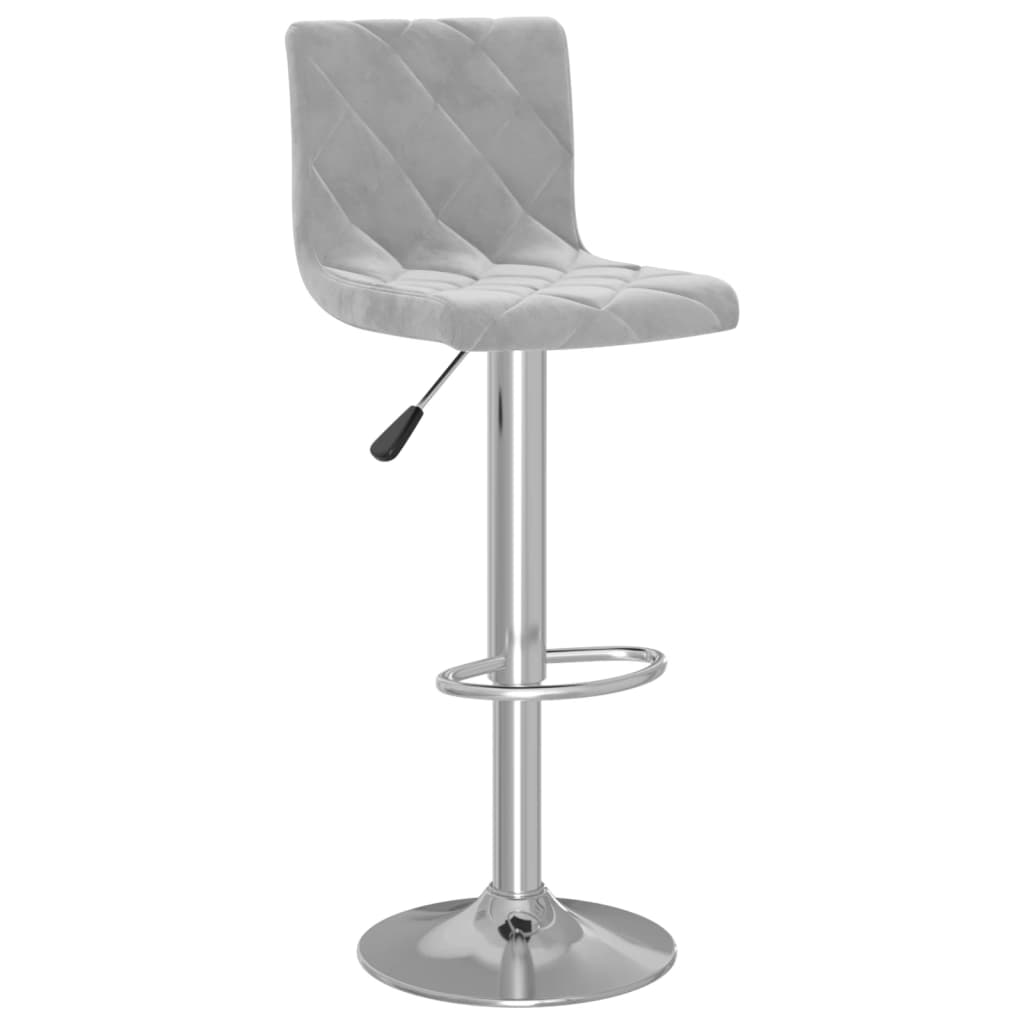 Tabourets de bar 2 pcs velours