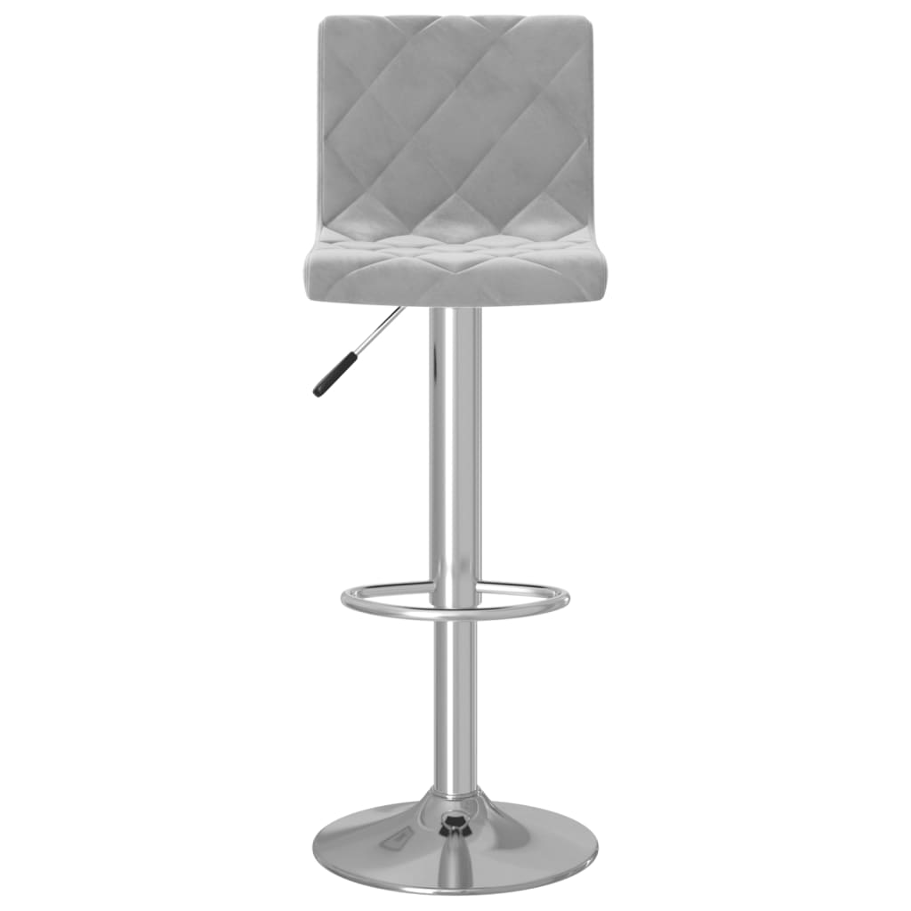 Tabourets de bar 2 pcs velours